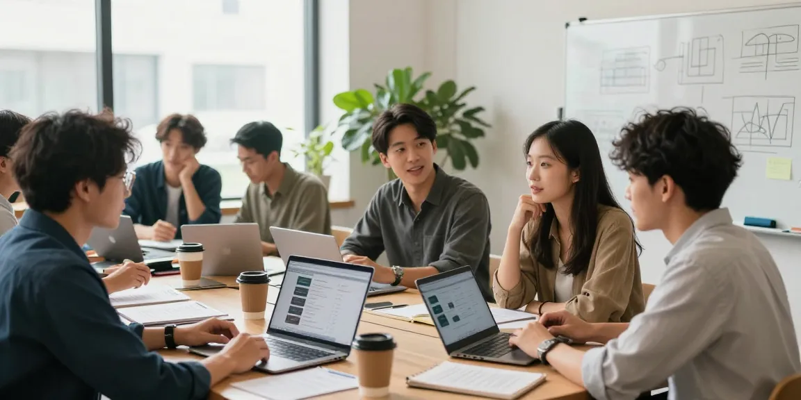 Companies collaborating in a vibrant co-working space for effective networking.